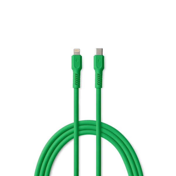 COLORUM kabel USB-C - Lightning 1,8m 2,4A CK12-CL-04 xGreen grön