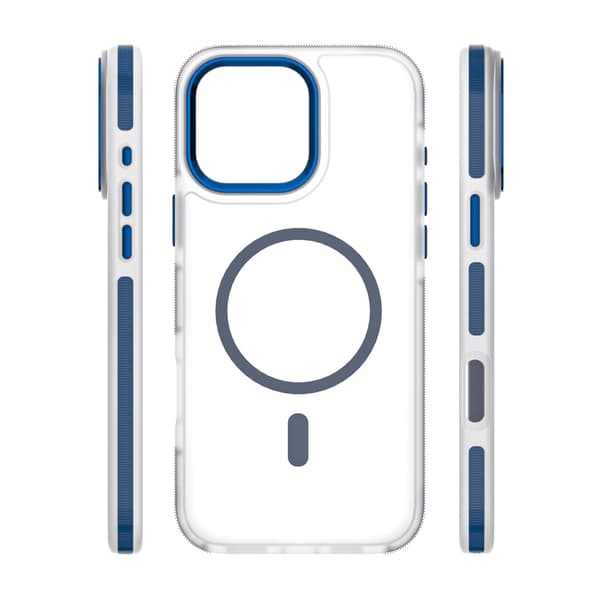 Etteri Icy Mag skal för iPhone 16 Pro Max blå