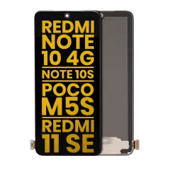 OLED-enhet utan ram för Xiaomi Redmi Note 10 4G / Note 10S / Poco M5s / Redmi Note 11 SE (Indien-version) (renoverad) (alla färger)