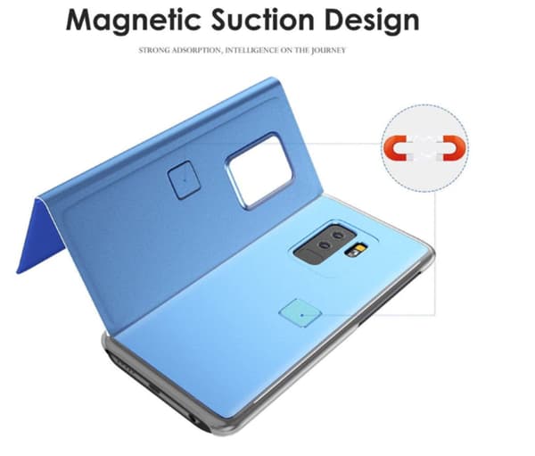 Samsung flip case S9|silver