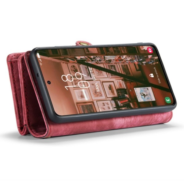 hög kvalitet CaseMe 008 för Samsung S23 plus|röd röd