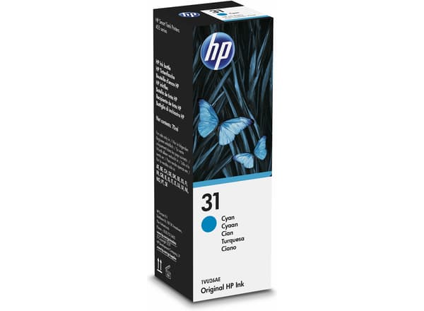 HP 31 Cyan 8000 sidor Bläkrefill 1VU26AE