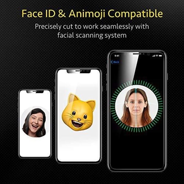 2 st top kvalitet  härdad glas för iphone 11/Xr