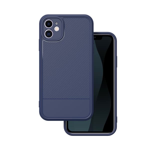 Simple Carbon skal för iPhone 11 blå