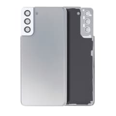 Baksidesglas med kameralins för Samsung Galaxy S21 Plus (ingen logotyp) (eftermarknadsplus) (Phantom Silver) silver