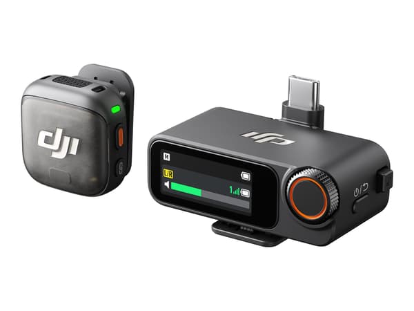 DJI Mic 3 Trådlös mikrofonsystem trådlös svart