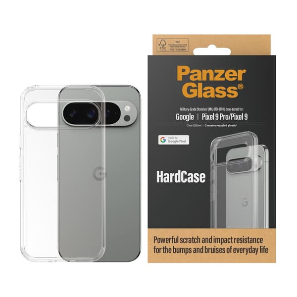 PanzerGlass HardCase Skal Genomskinlig Google Pixel 9, 9 Pro