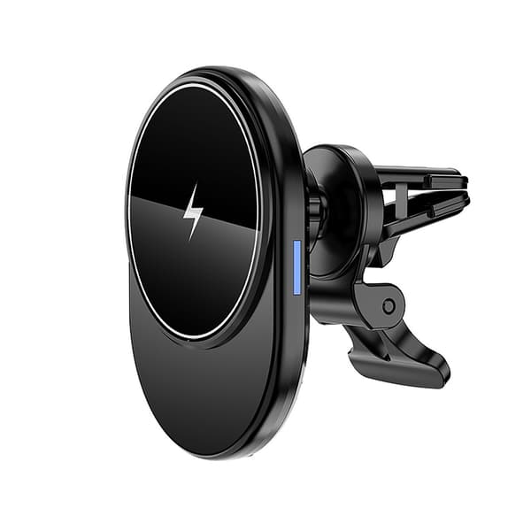 MagSafe Car Holder with Wireless Charging for iPhone - Setty, Black, LED