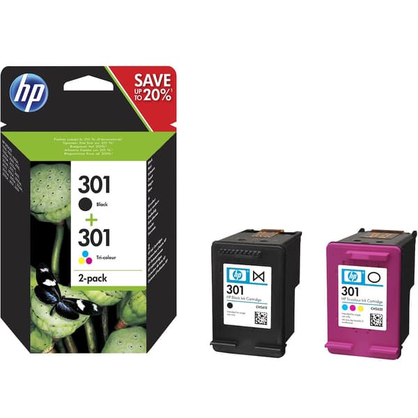 HP 301 svart 170 sidor bläck CH561EE