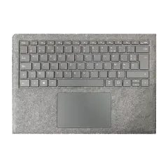 Toppfodral med tangentbord (ISO franska) för Microsoft Surface Laptop 3 13,5\" (1867 / 1868) (grå) grå