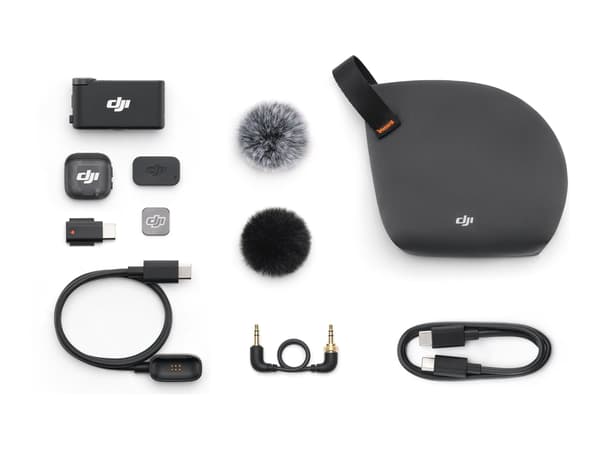 DJI Mic 3 Trådlös mikrofonsystem trådlös svart