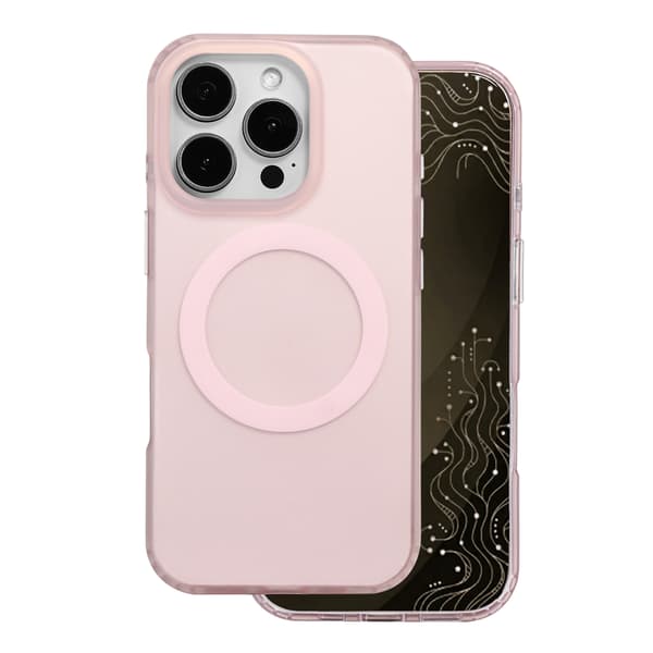 Tecto Shield Mistiq Mag skal för iPhone 16 Pro rosa rosa