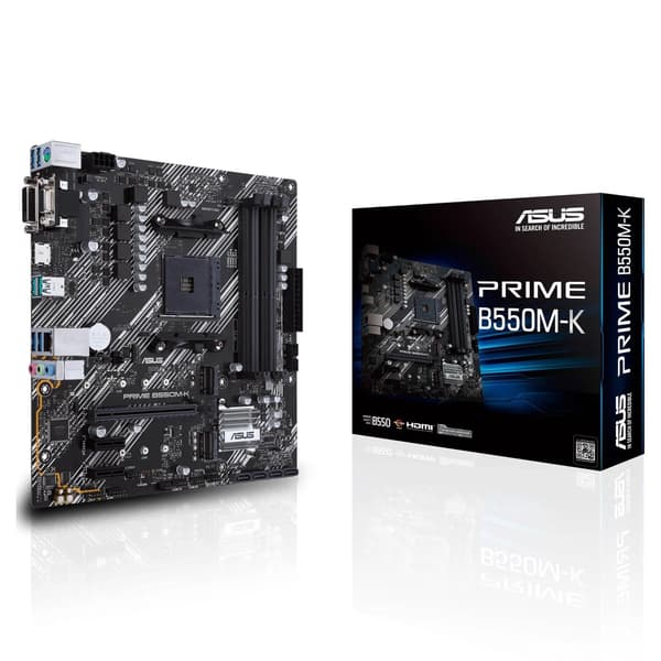 ASUS PRIME B550M-K Micro-ATX AM4 AMD B550