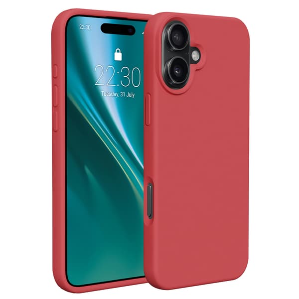Etteri Silikonskal för iPhone 16 Plus hallon