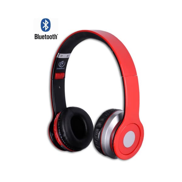 Rebeltec Bluetooth-hörlurar Crystal röd blå