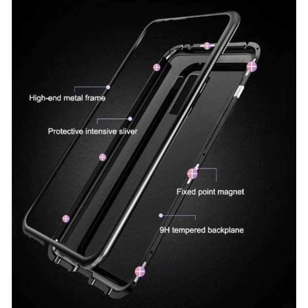 magnetisk glas bakfodra för iPhone Xs max