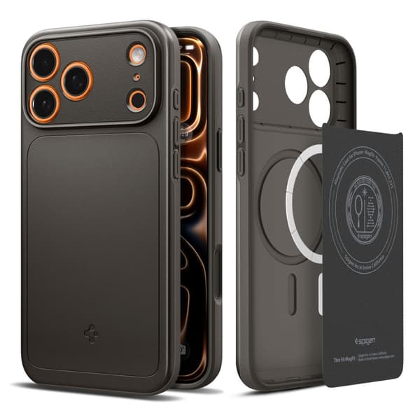 Spigen Thin Fit Mag Magsafe-skal för iPhone 17 Pro Max Gunmetal