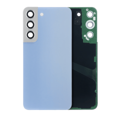 Baksidesglas med kameralins för Samsung Galaxy S22 (Service Pack) (Sky Blue)