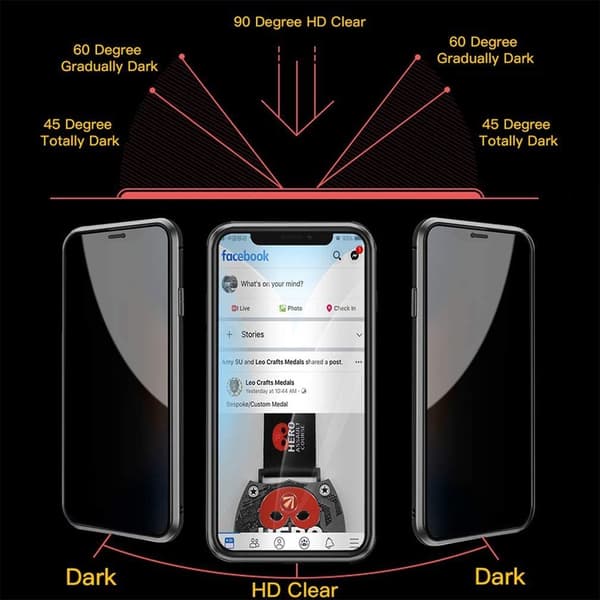 Sekretess magnetfodral för Samsung Galaxy S21ultra röd