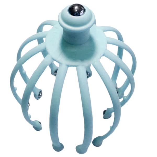 Octopus Hårbotten huvud massager blå rosa