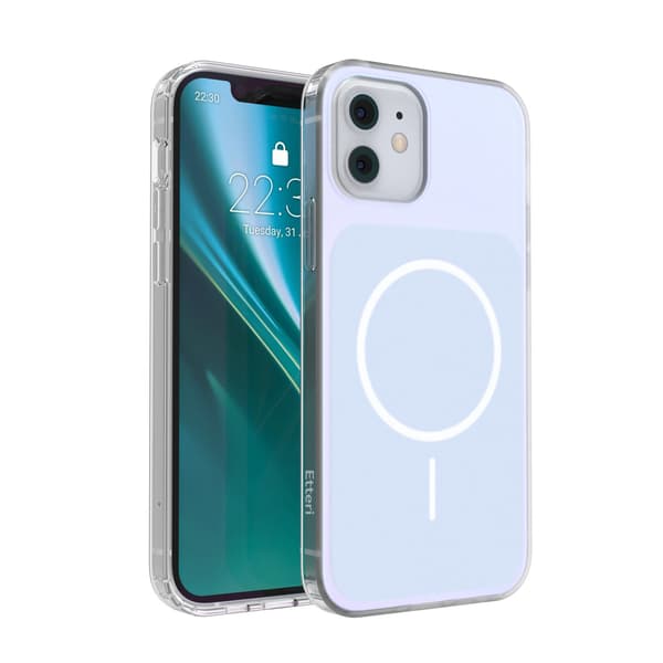 Etteri Hidden Pearl skal för iPhone 12 / 12 Pro ljusblå blå