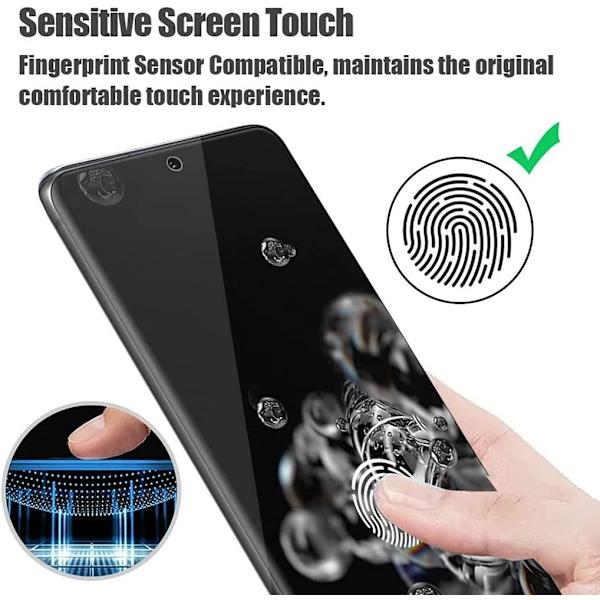 Skärmskydd för samsung S20 plus stödjer finger-id
