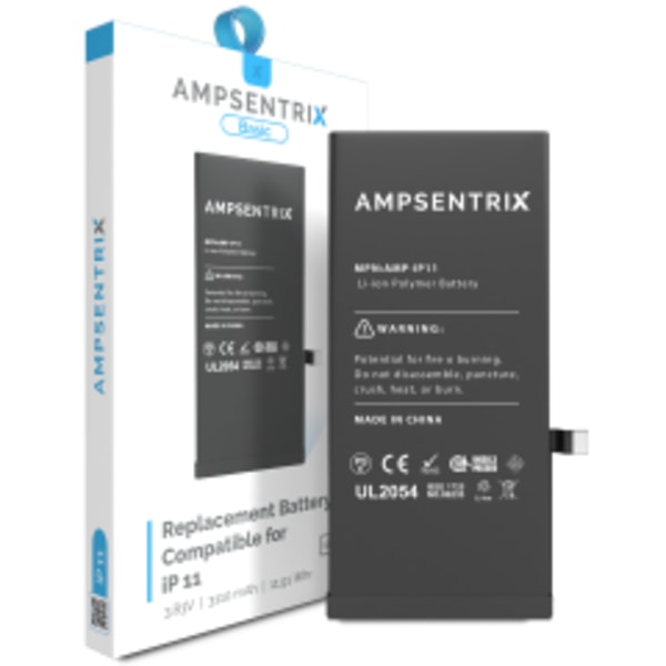 Ersättningsbatteri för iPhone 11 (AmpSentrix Basic)