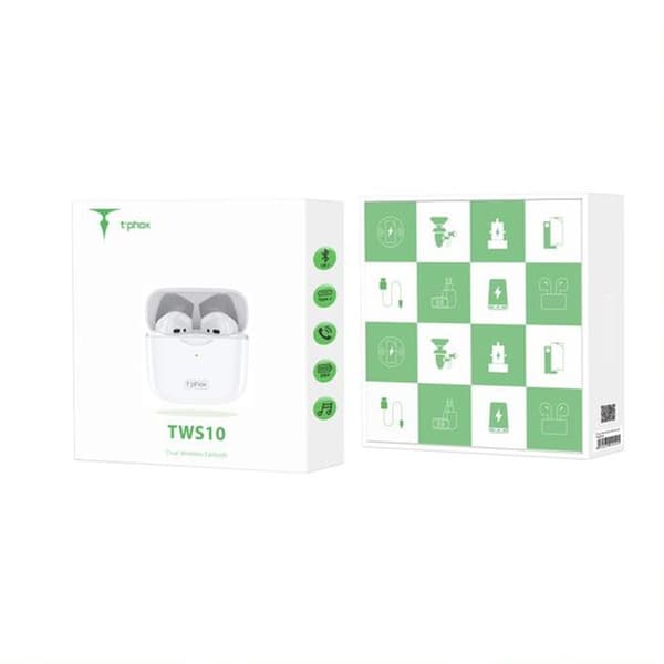 TWS BLUETOOTH HEADSET T-PHOX TWS-10 blå