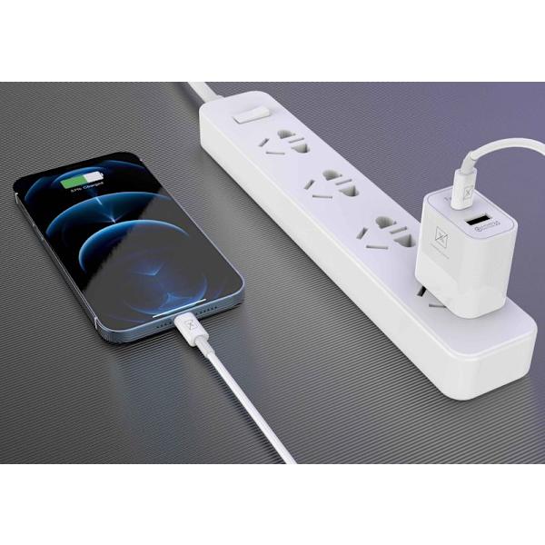 MX KABEL STÖT 20W PD C/C VIT