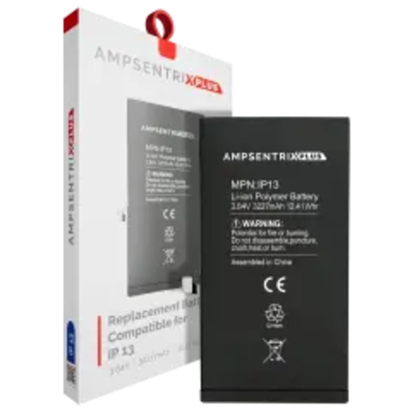 Ersättningsbatteri för iPhone 13 (AmpSentrix Plus)