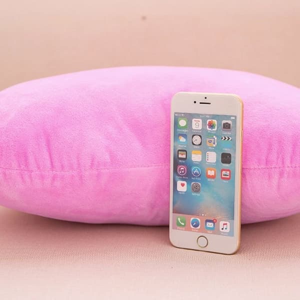 1 st mobiltelefonkudde Hjärtform röd
