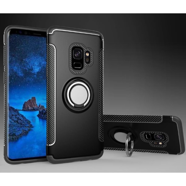 Samsung S9 plus fodral med Roterande ring