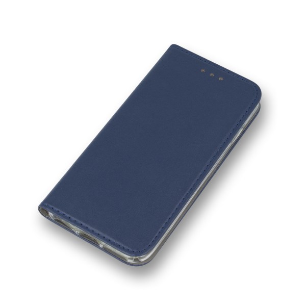 Smart Case Book för iphone 15 plus blå blå