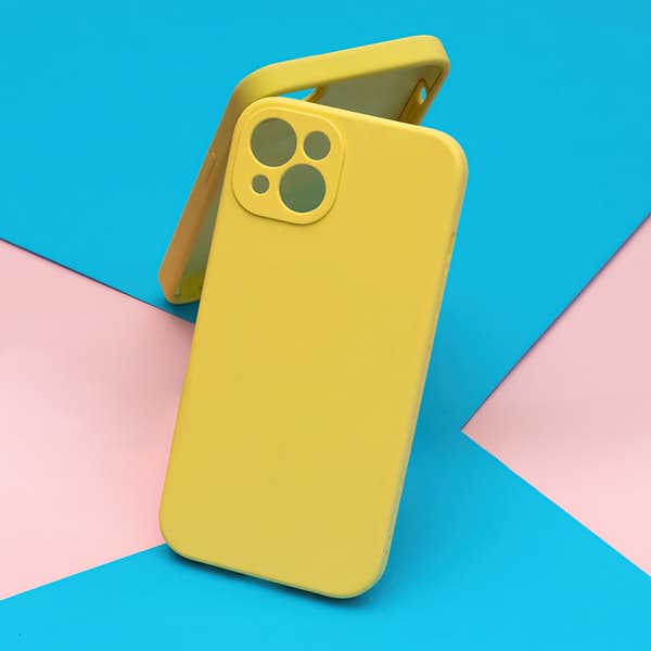 Mag Invisible skal till iPhone 12 6,1\" pastellgul