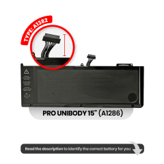 Battery (A1382) For MacBook Pro 15" A1286 (2011-2012)