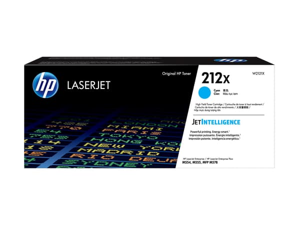 HP 212X Cyan 10000 sidor Toner W2121X