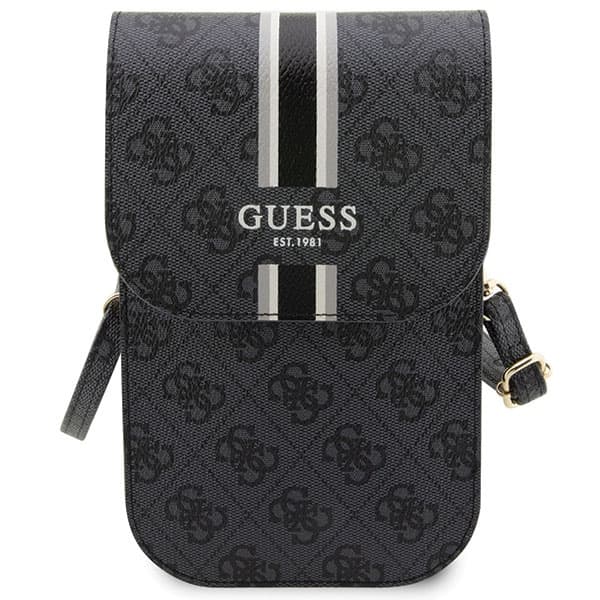 Guess väska GUWBP4RPSK svart plånboksfodral 4G Stripes svart