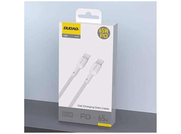 Dudao L9C USB-C to USB-C 2m svart svart