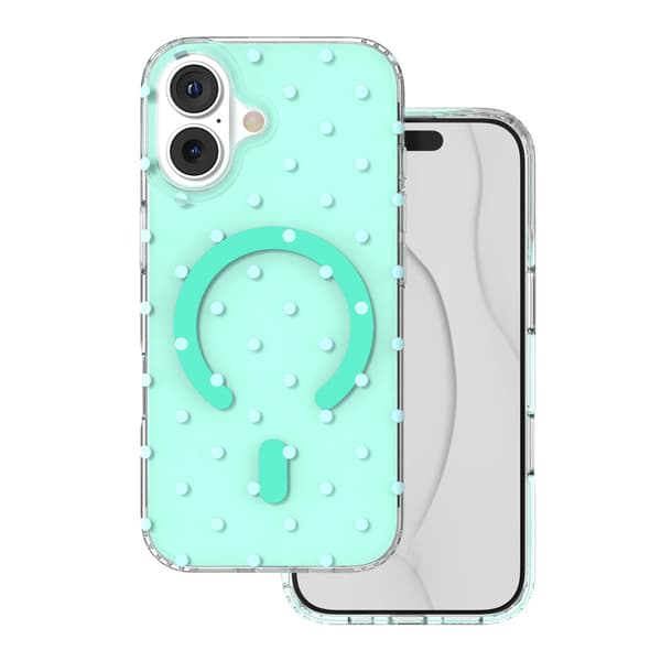 Bubble Dots Mag-fodral till iPhone 17 6,3'' grön