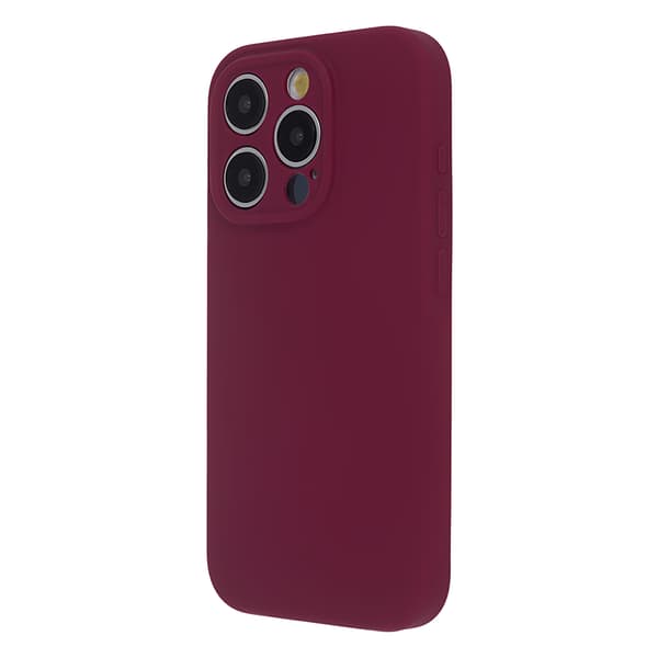 Soft Touch Mag skal för iPhone 12 burgundy
