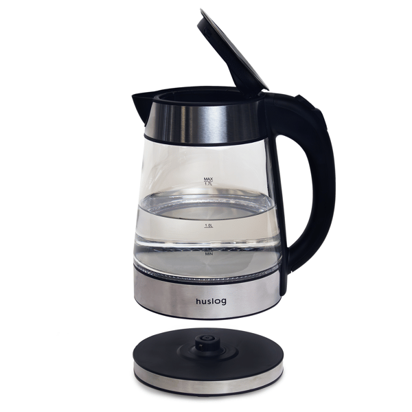 Huslog vattenkokare i glas 1,7L AK-0537 brun