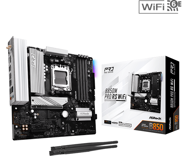 ASRock B850M Pro RS WiFi mATX AM5