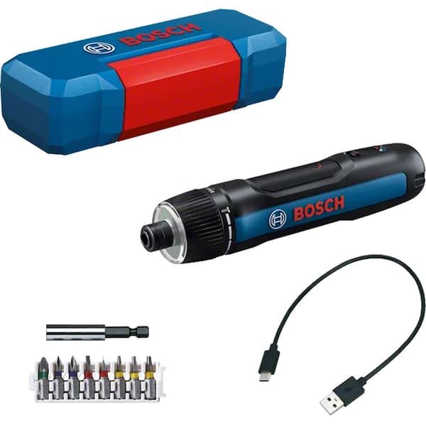 Bosch Go (Gen3) Professional 1/4 Skruemaskine, 8 dele