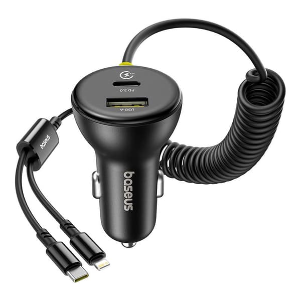 Baseus PD billaddare 1x USB-C - USB-port 60W svart
