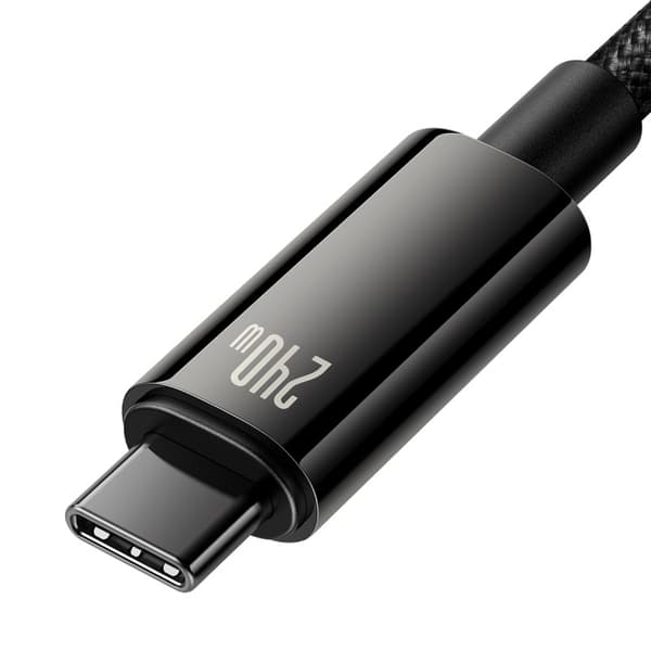 Baseus kabel Tungsten PD USB-C - USB-C 3,0m svart 240W svart