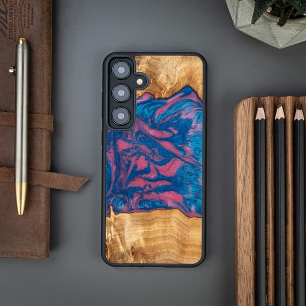 Bewood Unique Case for Samsung Galaxy S24 Plus Neons Vegas