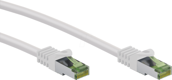 Goobay CAT 8.1 S/FTP CU 3m White vit