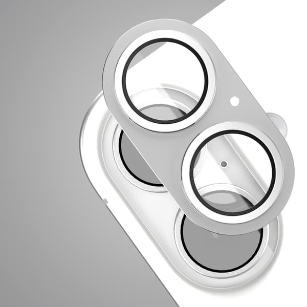 Etteri fullständigt kameralinsskydd för iPhone 17 silver silver