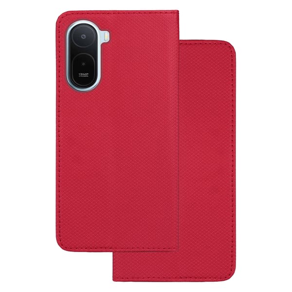 Smart Magnet-fodral för Xiaomi Redmi A7 Pro röd