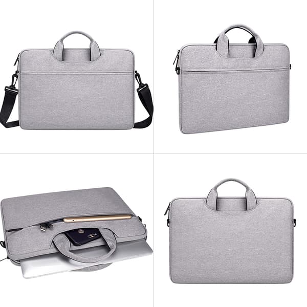 Devia laptopväska / MacBook-väska Justyle 15,4'' grå